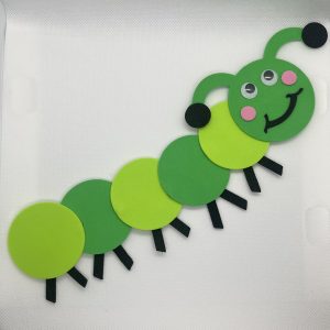 🐛 Foam Craft Caterpillar Kit – Fun & Easy Kids' Craft Activity