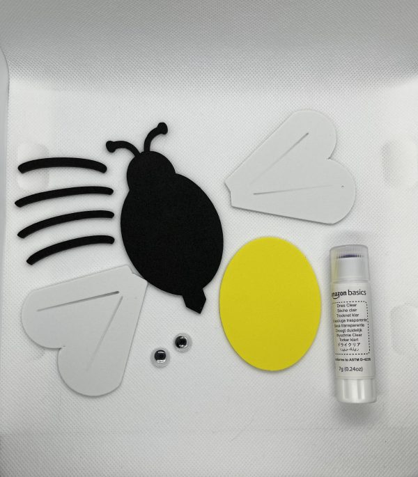 Foam Bee Craft Kit for Kids – No Cutting, Ages 3+ - Image 2