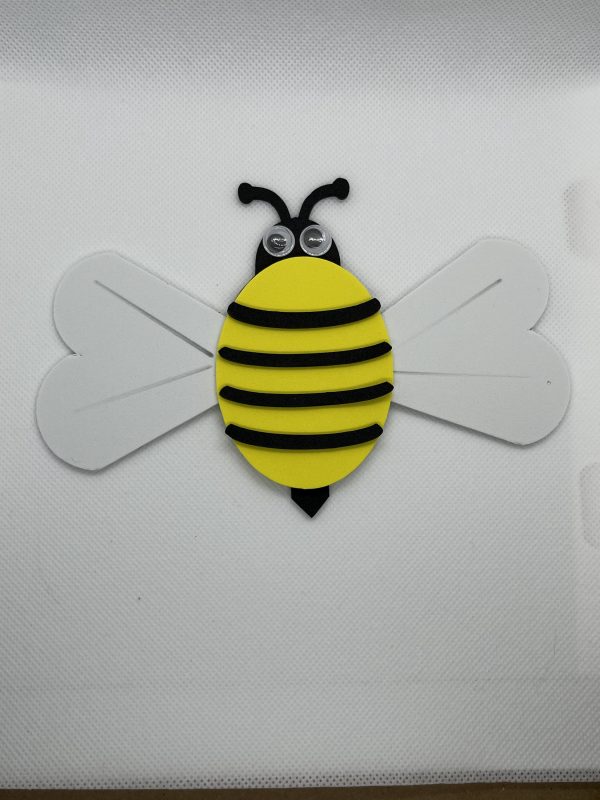 Foam Bee Craft Kit for Kids – No Cutting, Ages 3+