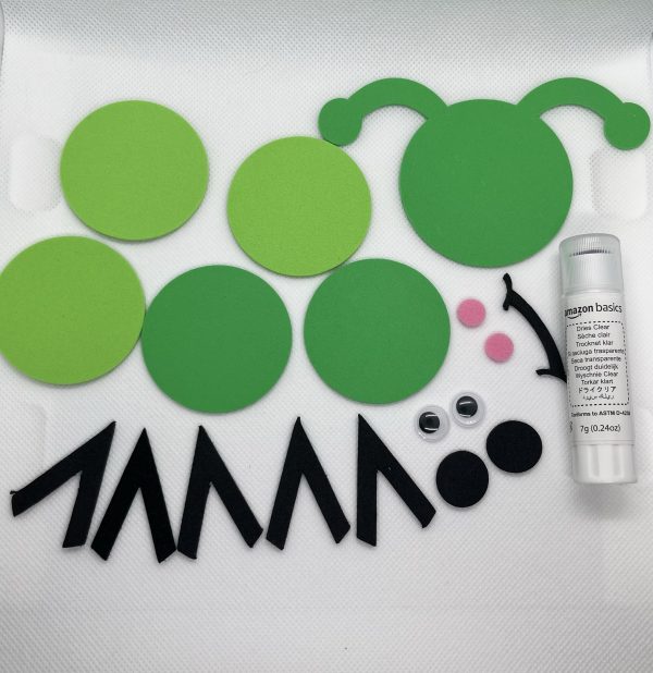 🐛 Foam Craft Caterpillar Kit – Fun & Easy Kids' Craft Activity - Image 2