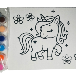 🦄 Magical Unicorn Canvas Paint Kit